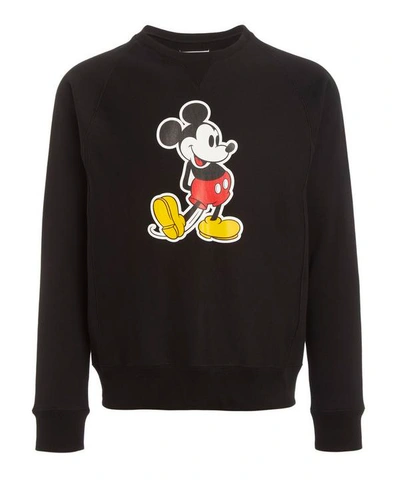 Shop The Soloist Mickey Mouse Crew-neck Sweatshirt In Black