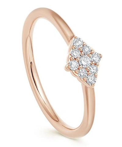 Shop Astley Clarke Rose Gold Interstellar Cluster Diamond Ring