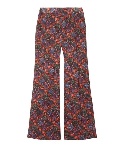 Shop Liberty London Patti Tailored Flared Trousers In Assorted