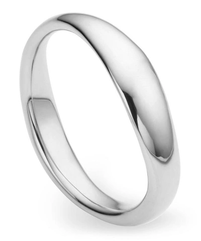 Monica Vinader Nura Reef Stacking Ring In Silver