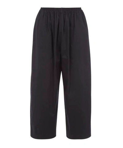 Shop Eskandar Japanese Trousers In Black