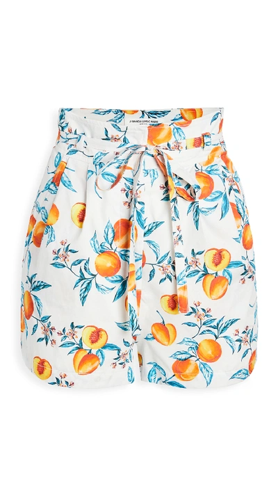 Shop Amanda Uprichard Conrad Shorts In Peaches