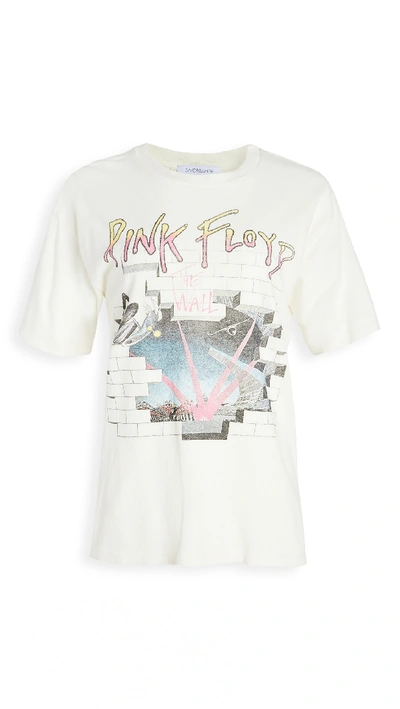 Shop One By Daydreamer One By Pink Floyd Headmaster Weekend Tee In Stone Vintage White