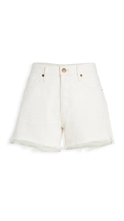 Shop Citizens Of Humanity Marlow Easy Shorts In White Clay