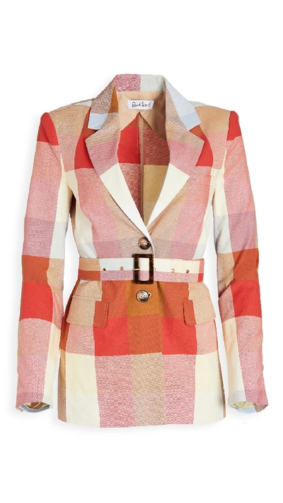 Shop Rachel Antonoff Benjamin Blazer In Picnic Blanket