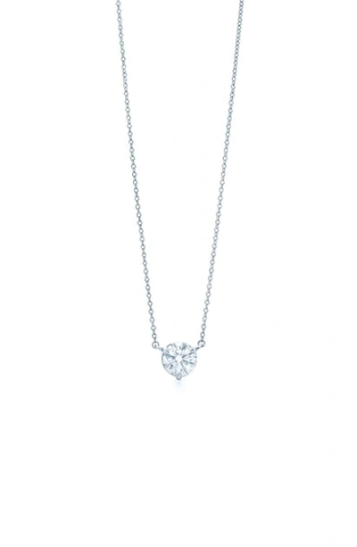 Shop Kwiat Platinum 1ct. Solitaire Diamond Pendant Necklace