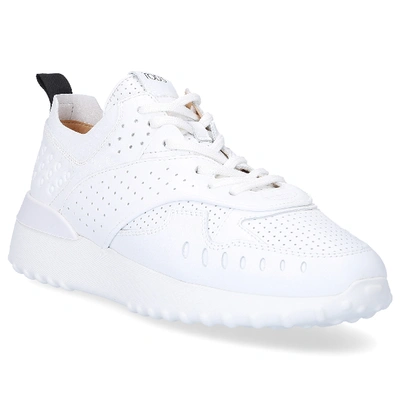 Shop Tod's Women Low-top Sneakers Fondo Sportivo In White
