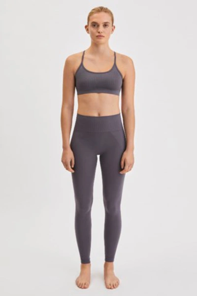 Shop Filippa K High Seamless Legging In Black Pearl