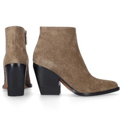 Shop Chloé Ankle Boots Grey Rylee