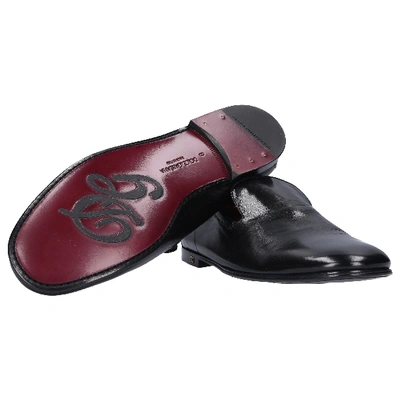 Shop Dolce & Gabbana Slip-on Shoes Erice In Black