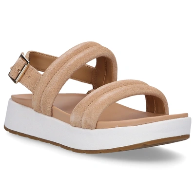 Shop Ugg Strappy Sandals Lynnden In Beige