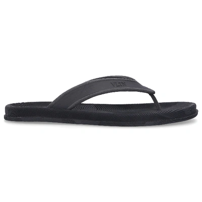 Shop Valentino Flip Flop Vltn In Black