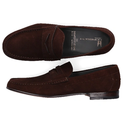 Shop Moreschi Loafers Baviera In Brown