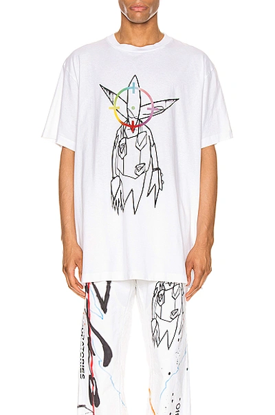 Shop Off-white Futura Alien Tee In White