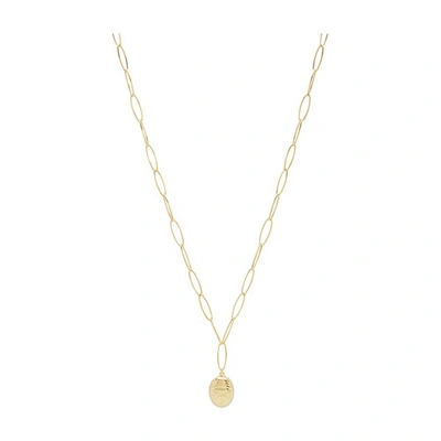 Shop Aurelie Bidermann Charm Scarabée Necklace In Gold