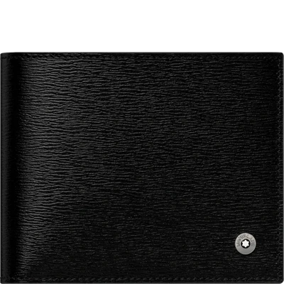 Shop Montblanc 4810 Westside Wallet 6cc With 2 View Pockets In Black