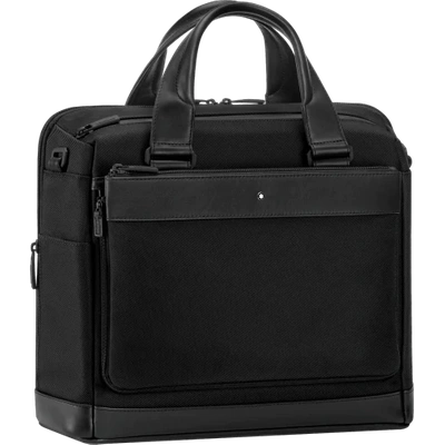 Shop Montblanc My  Nightflight Medium Document Case In Black