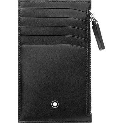 Shop Montblanc Meisterstück Pocket 5cc With Zip In Black