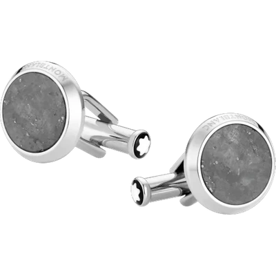 Shop Montblanc Sartorial Cufflinks In Grey