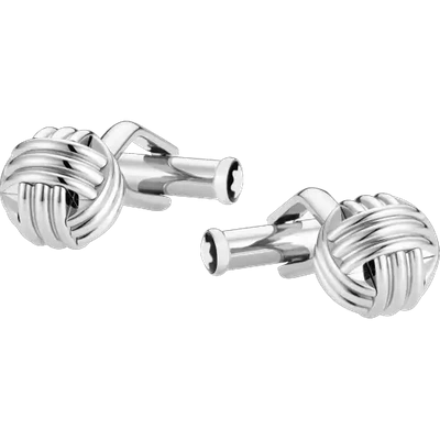 Montblanc Stainless Steel Sartorial Cufflinks In Grey