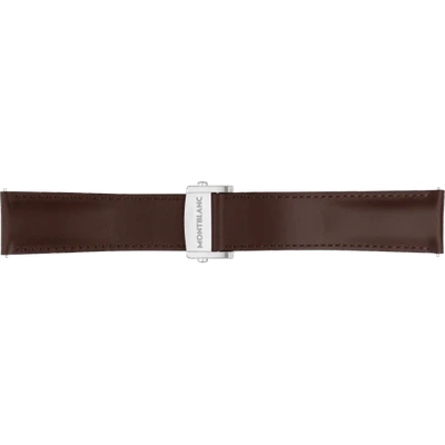 Shop Montblanc Summit 2 Brown Leather Strap