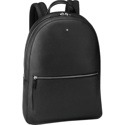 Shop Montblanc Meisterstück Soft Grain Slim Backpack In Black