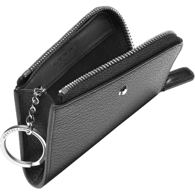 Montblanc Meisterstuck Soft Grain Key Pouch In Black ModeSens