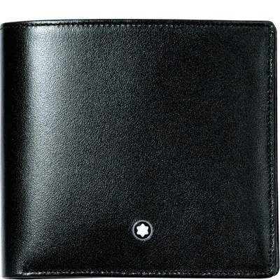 Shop Montblanc Meisterstück Wallet 8cc In Black