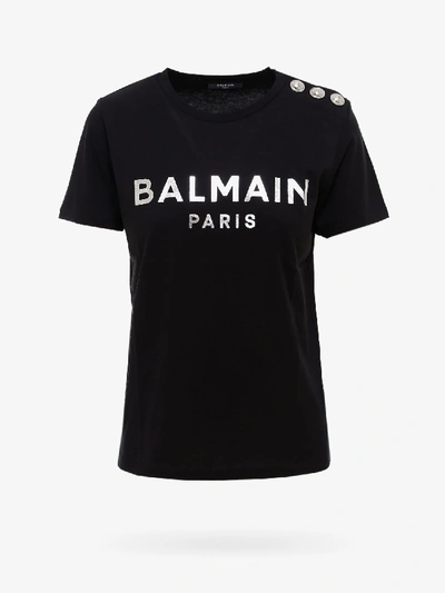 Shop Balmain T-shirt In Black