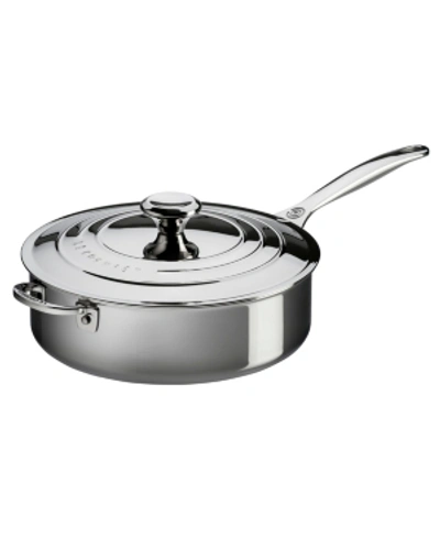 Shop Le Creuset Stainless Steel 4.5-qt. Saute Pan With Lid & Helper Handle