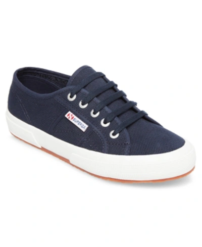 Shop Superga Women's 2750 Cotu Canvas Lace-up Sneakers Women's Shoes In Navy