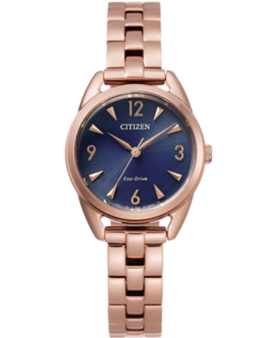 Shop Citizen Drive From  Eco-drive Women's Rose Gold-tone Stainless Steel Bracelet Watch 27mm