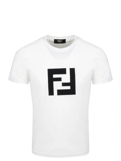 Shop Fendi Ff T-shirt In White
