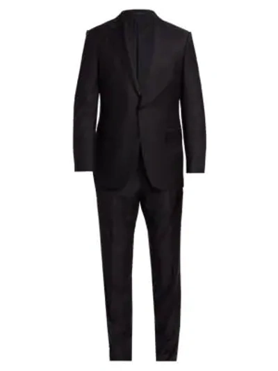 Shop Ermenegildo Zegna Trofeo Basic 2-piece Suit In Black