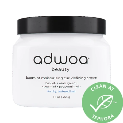 Shop Adwoa Beauty Baomint Moisturizing Curl Defining Cream 16 oz/ 453 G