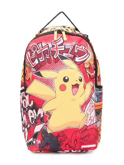 Shop Sprayground Kid Pokémon Print Backpack In Red