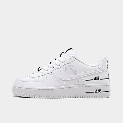 Shop Nike Big Kids' Air Force 1 Lv8 3 Casual Shoes In White