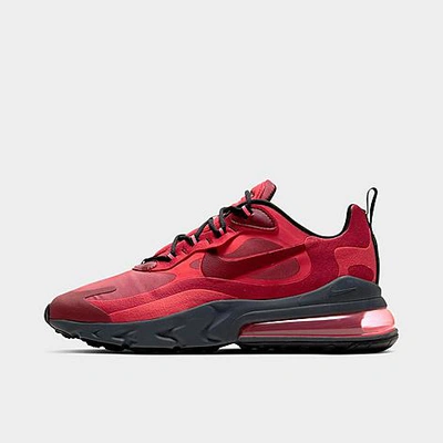 Shop Nike Men's Air Max 270 React Casual Shoes In Red