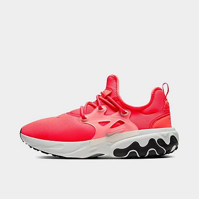 Shop Nike Men's React Presto Running Shoes In Red