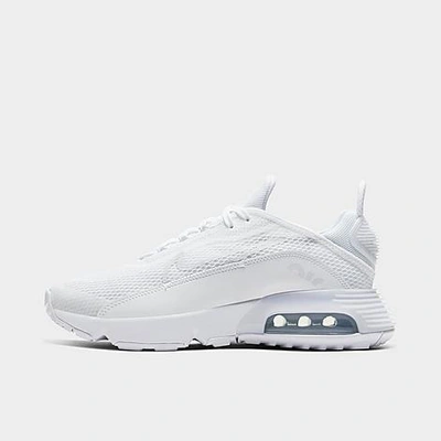 Shop Nike Big Kids' Air Max 2090 Casual Shoes In White