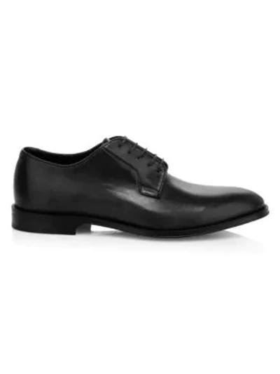 Shop Paul Smith Chester Leather Oxford Loafers In Black