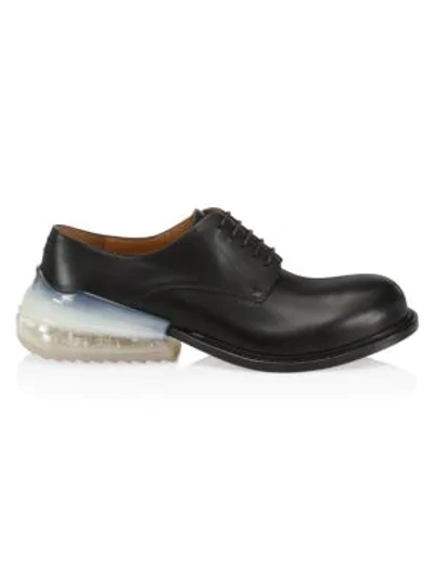 Shop Maison Margiela Airbag Heel Lace-up Shoes In Black