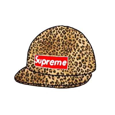 Pre-owned Supreme Barbour Waxed Cotton Camp Cap Leopard | ModeSens