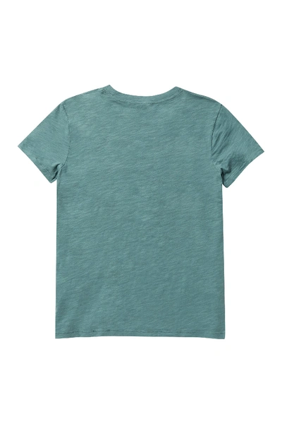 Shop Madewell Crew Neck Pocket T-shirt In Steely Ocean