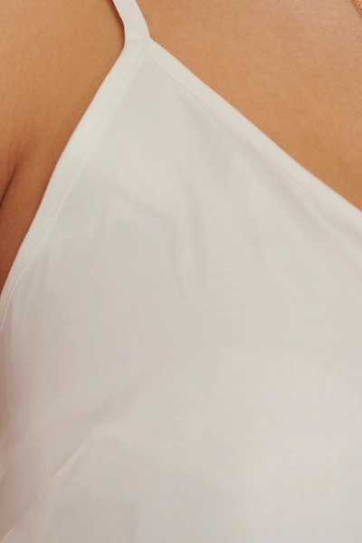Shop Na-kd Frill Bottom Dress - White