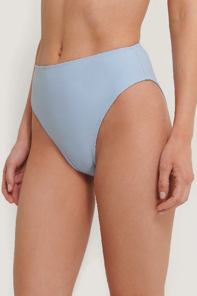 Shop Na-kd Clean Cut Maxi Highwaist Panty Blue