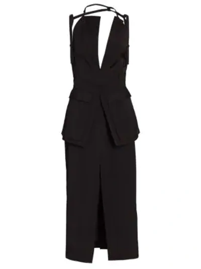 Shop Jacquemus La Robe Ascea Dress In Black