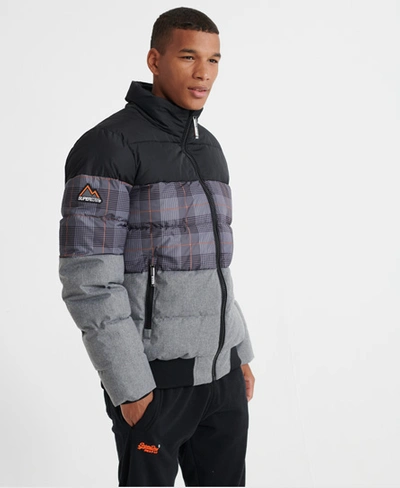 Superdry Track Sports Puffer Jacket In Black | ModeSens