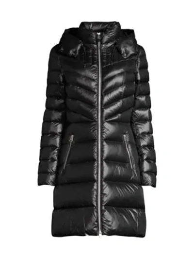 Shop Mackage Lara Lightweight Down Coat In Black