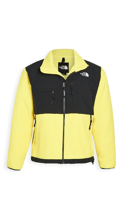 Shop The North Face 1995 Retro Denali Fleece Zip Jacket In Tnf Lemon